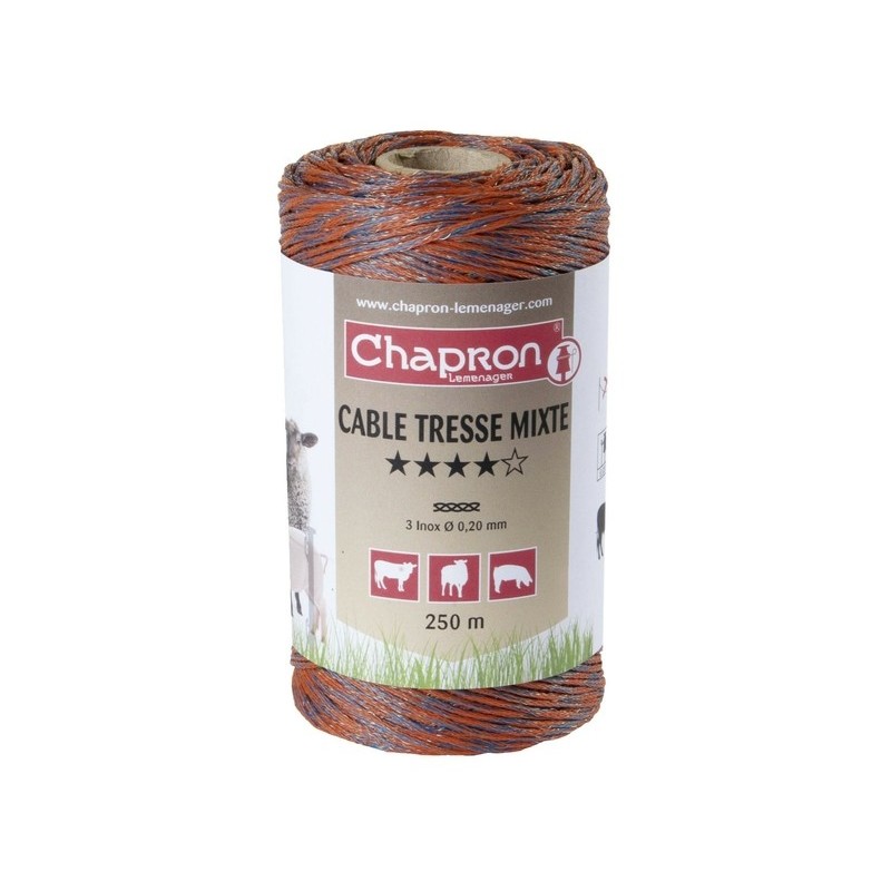 Cable mixte tressé