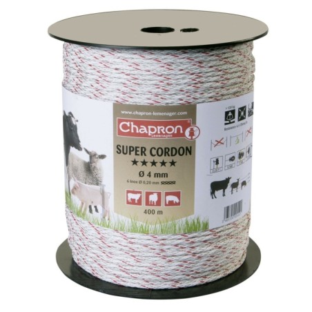 Fil SUPER CORDON TRESSE 4mm