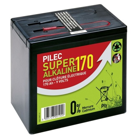 Pile de cloture Alcaline 170 AH